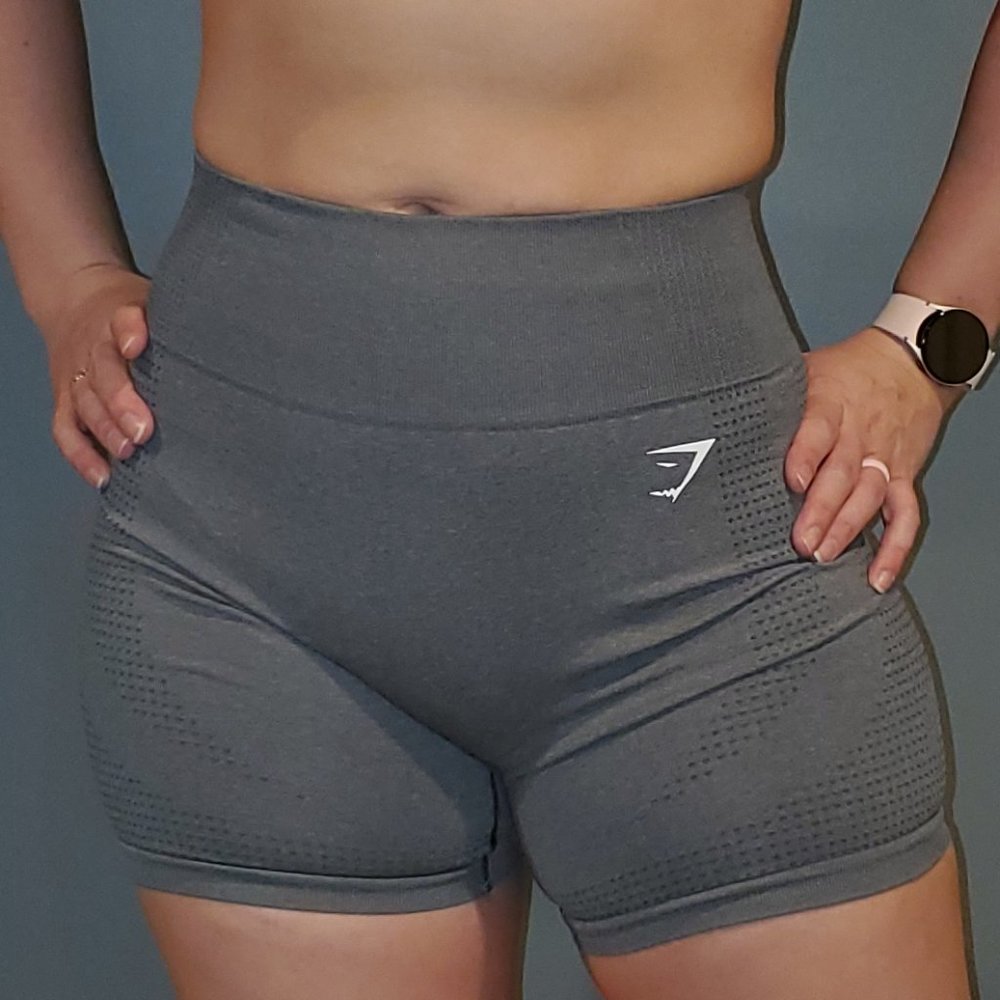 Gymshark Vital 2.0 Shorts - Medium Smokey Gray Marl